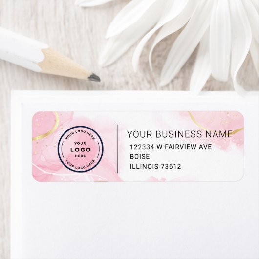 Elegant Custom Business Return Address Label (Insitu)