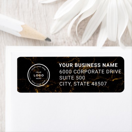 Elegant Custom Business Return Address Label (Insitu)