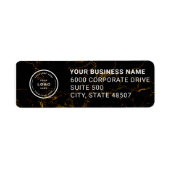 Elegant Custom Business Return Address Label (Vorne)