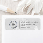 Elegant Custom Business Return Address Label (Insitu)