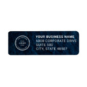 Elegant Custom Business Return Address Label (Vorne)