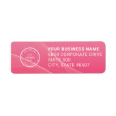 Elegant Custom Business Return Address Label (Vorne)