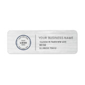 Elegant Custom Business Return Address Label (Vorne)