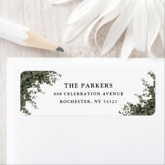 Elegant Custom Business Return Address Label