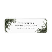 Elegant Custom Business Return Address Label (Vorne)