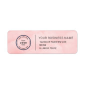 Elegant Custom Business Return Address Label (Vorne)