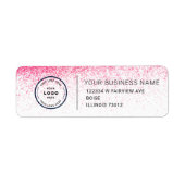 Elegant Custom Business Return Address Label (Vorne)