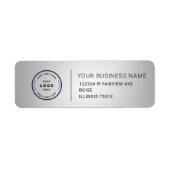 Elegant Custom Business Return Address Label (Vorne)