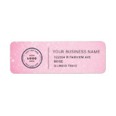Elegant Custom Business Return Address Label (Vorne)