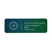 Elegant Custom Business Return Address Label (Vorne)