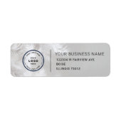 Elegant Custom Business Return Address Label (Vorne)