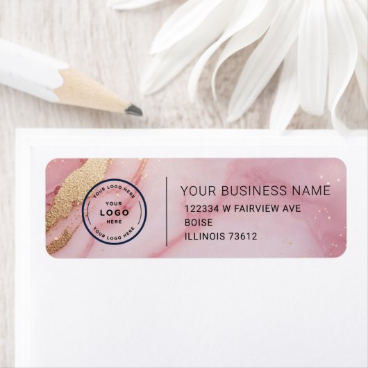 Elegant Custom Business Return Address Label (Insitu)