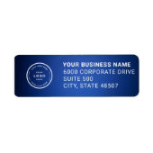 Elegant Custom Business Return Address Label (Vorne)