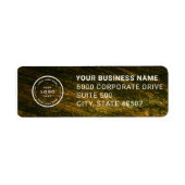 Elegant Custom Business Return Address Label (Vorne)