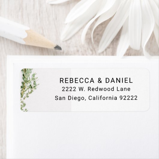 Elegant Custom Business Return Address Label. (Insitu)