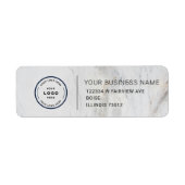 Elegant Custom Business Return Address Label (Vorne)