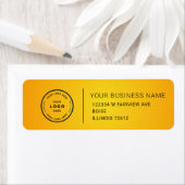 Elegant Custom Business Return Address Label (Insitu)