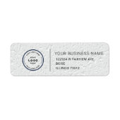 Elegant Custom Business Return Address Label (Vorne)
