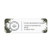 Elegant Custom Business Return Address Label (Vorne)