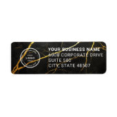 Elegant Custom Business Return Address Label (Vorne)