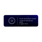 Elegant Custom Business Return Address Label (Vorne)