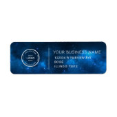 Elegant Custom Business Return Address Label (Vorne)