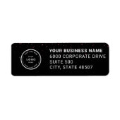 Elegant Custom Business Return Address Label (Vorne)