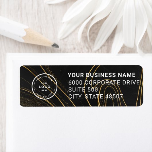 Elegant Custom Business Return Address Label (Insitu)