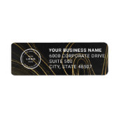 Elegant Custom Business Return Address Label (Vorne)