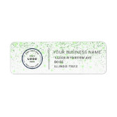 Elegant Custom Business Return Address Label (Vorne)