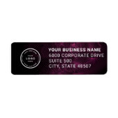 Elegant Custom Business Return Address Label (Vorne)