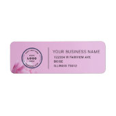 Elegant Custom Business Return Address Label (Vorne)