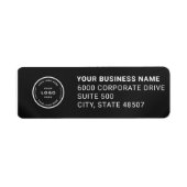 Elegant Custom Business Return Address Label (Vorne)