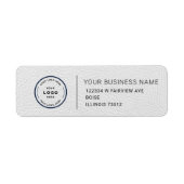 Elegant Custom Business Return Address Label (Vorne)