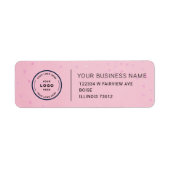 Elegant Custom Business Return Address Label (Vorne)