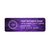 Elegant Custom Business Return Address Label (Vorne)