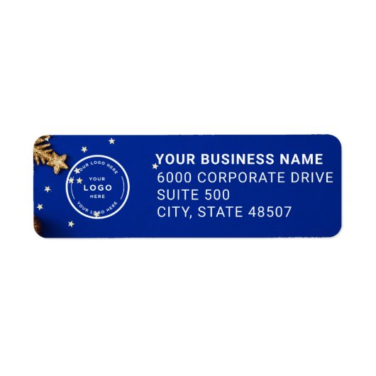 Elegant Custom Business Return Address Label (Vorne)
