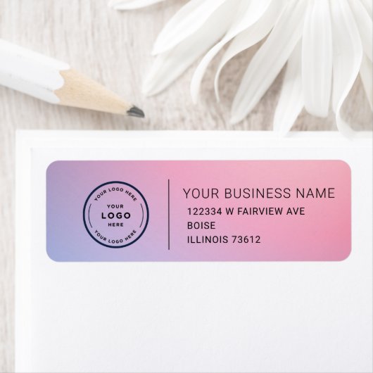 Elegant Custom Business Return Address Label (Insitu)