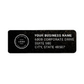 Elegant Custom Business Return Address Label (Vorne)