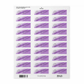 Elegant Custom Business Return Address Label (Vorne)