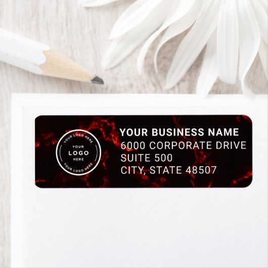 Elegant Custom Business Return Address Label (Insitu)