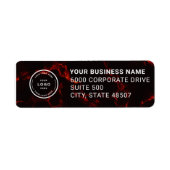Elegant Custom Business Return Address Label (Vorne)