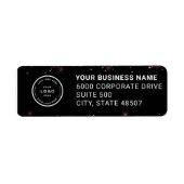 Elegant Custom Business Return Address Label (Vorne)