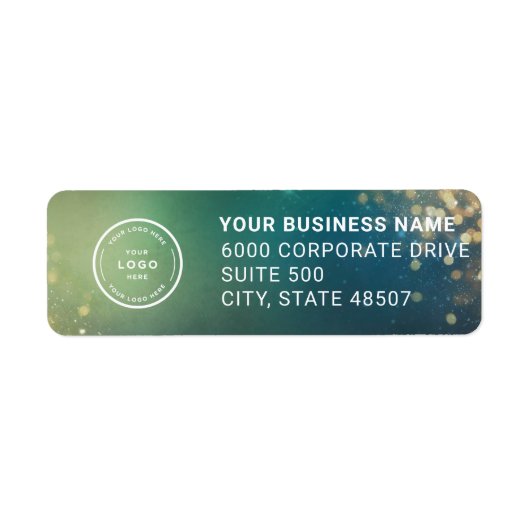 Elegant Custom Business Return Address Label (Vorne)