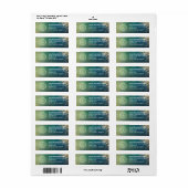 Elegant Custom Business Return Address Label (Vorne)