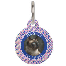 Elegant Custom Cat Dad Gift Ethnic Pattern