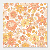 Elegant Custom Floral Designs for Your Kid Room Tapete (Vorderseite)