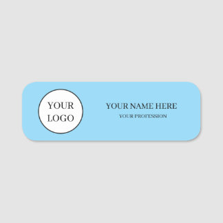 Elegant Custom Logo Employee Name Badge Namensschild