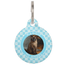 Elegant Custom Pet Themed Gift Square Print Haustiermarke