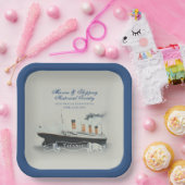 Elegant Custom Script Titanic Pappteller (Party)